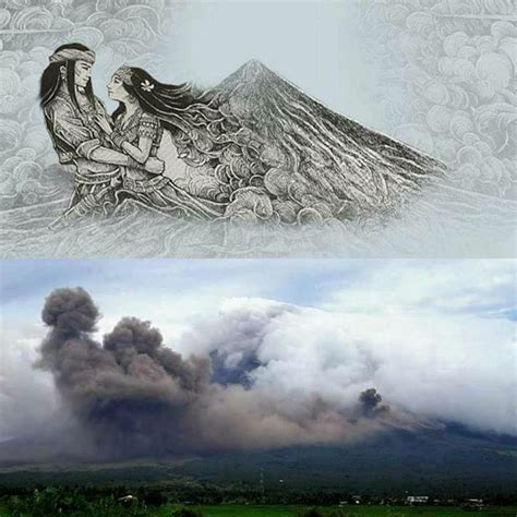 bulkang mayon drawing|The Legend of Mayon Volcano (Ang Alamat ng Bulkang Mayon) .